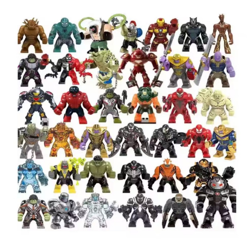 Model Kit Iron Man - Building blocks, Marvel superheroes, anti Hulk