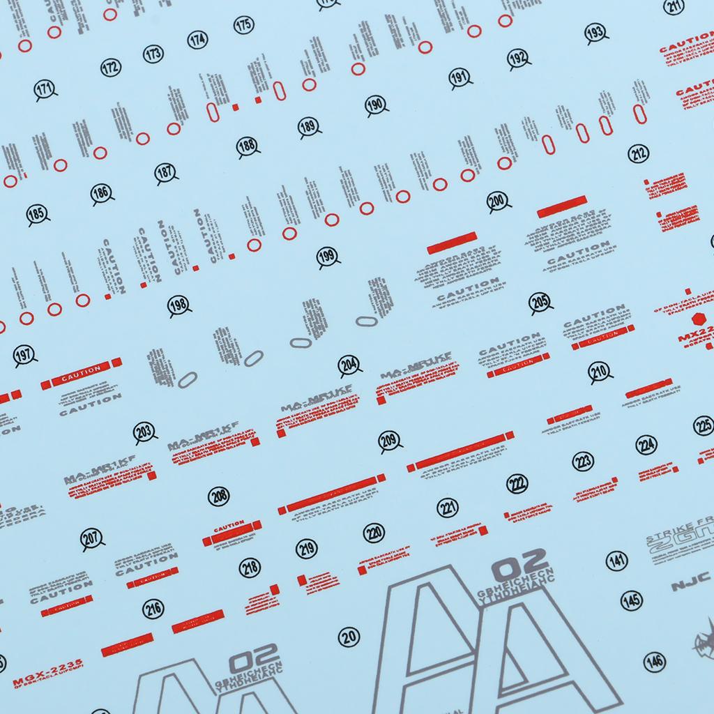 Model Kit Water Decal - Waterslide Paper Model Sticker Figure Decal
