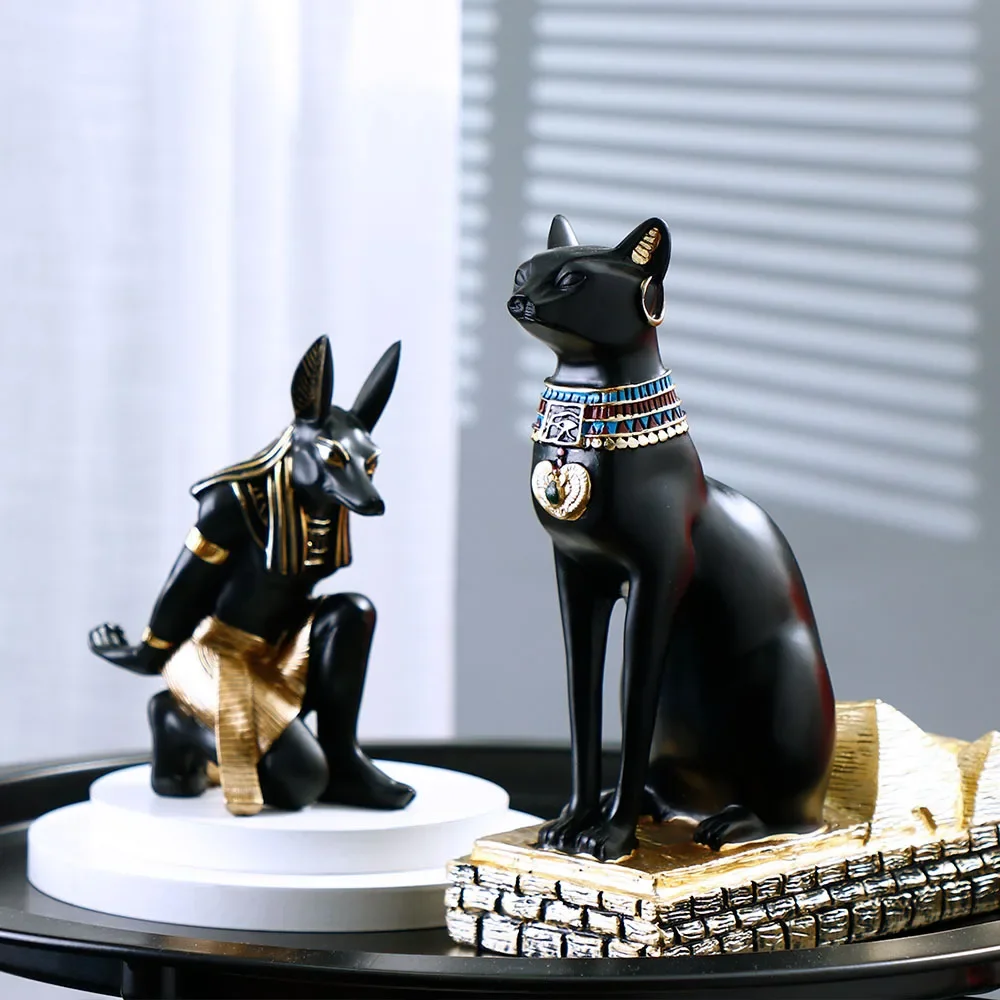 Model Kit Anubis - 1pcs Resin Vintage Egyptian Anubis Dog