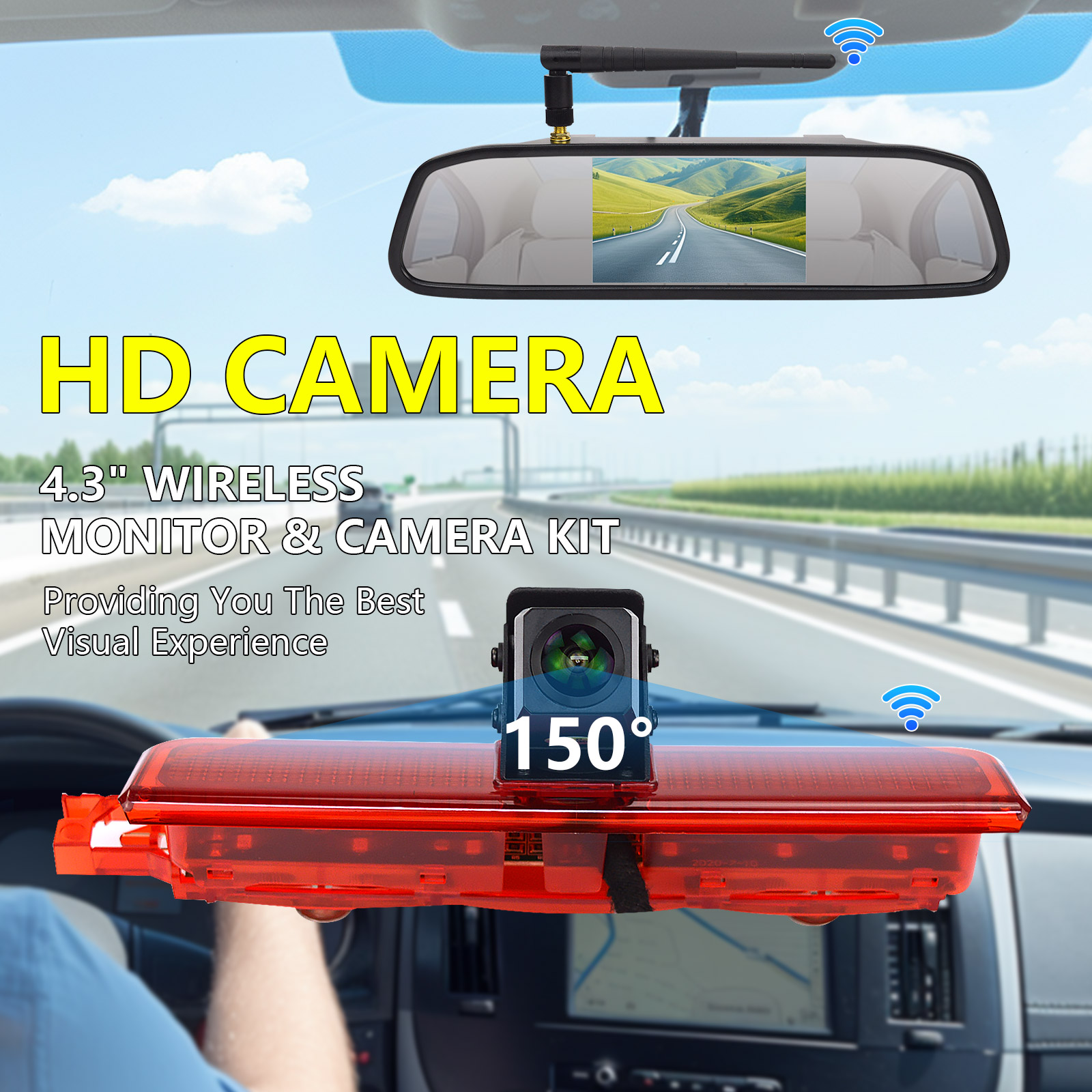Wireless reversing camera for  - Model Kit Volkswagen 评论和价格