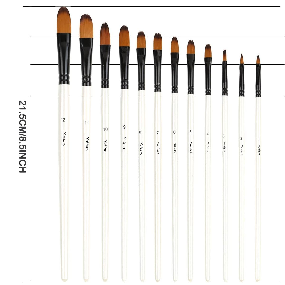 Acrylic Paint Brushes Set, 12p - Model Kit Acrylic Paint 评论和价格