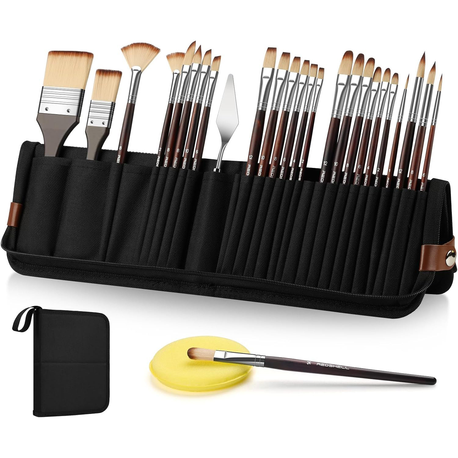 BOMEIJIA 26pcs Nylon Brush Set - Model Kit Acrylic Paint 评论和价格