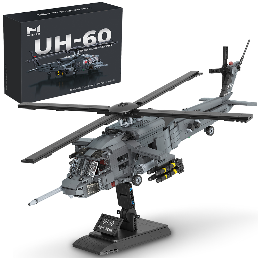 MISINI M8039 1:35 UH-60 Black  - Model Kit Helicopter 评论和价格