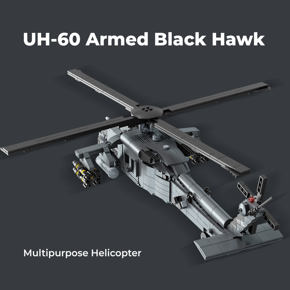 MISINI M8039 1:35 UH-60 Black  - Model Kit Helicopter 评论和价格