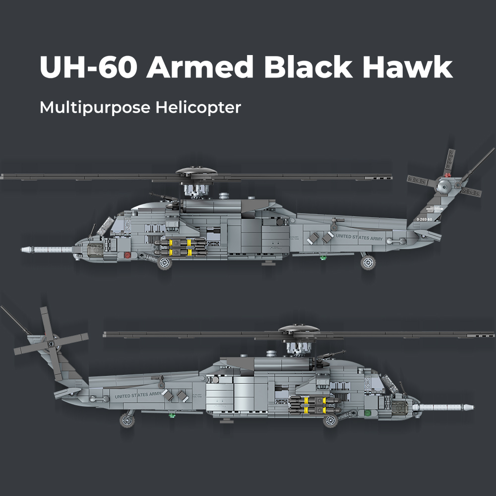 MISINI M8039 1:35 UH-60 Black  - Model Kit Helicopter 评论和价格
