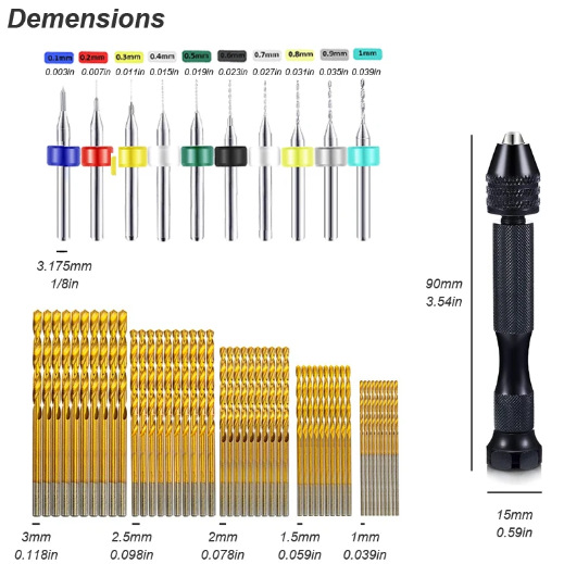 Micro Mini Pin Vise Hand Drill - Pin Vice Micro 评论和价格