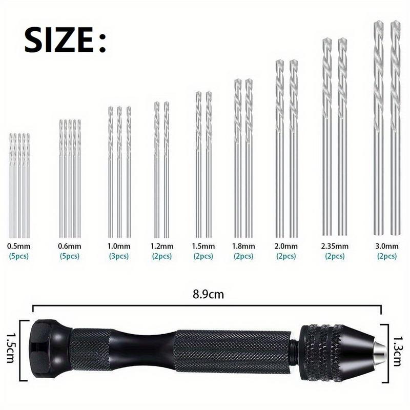 36Pcs/Set Micro Hand Drill Bit - Pin Vice Micro 评论和价格