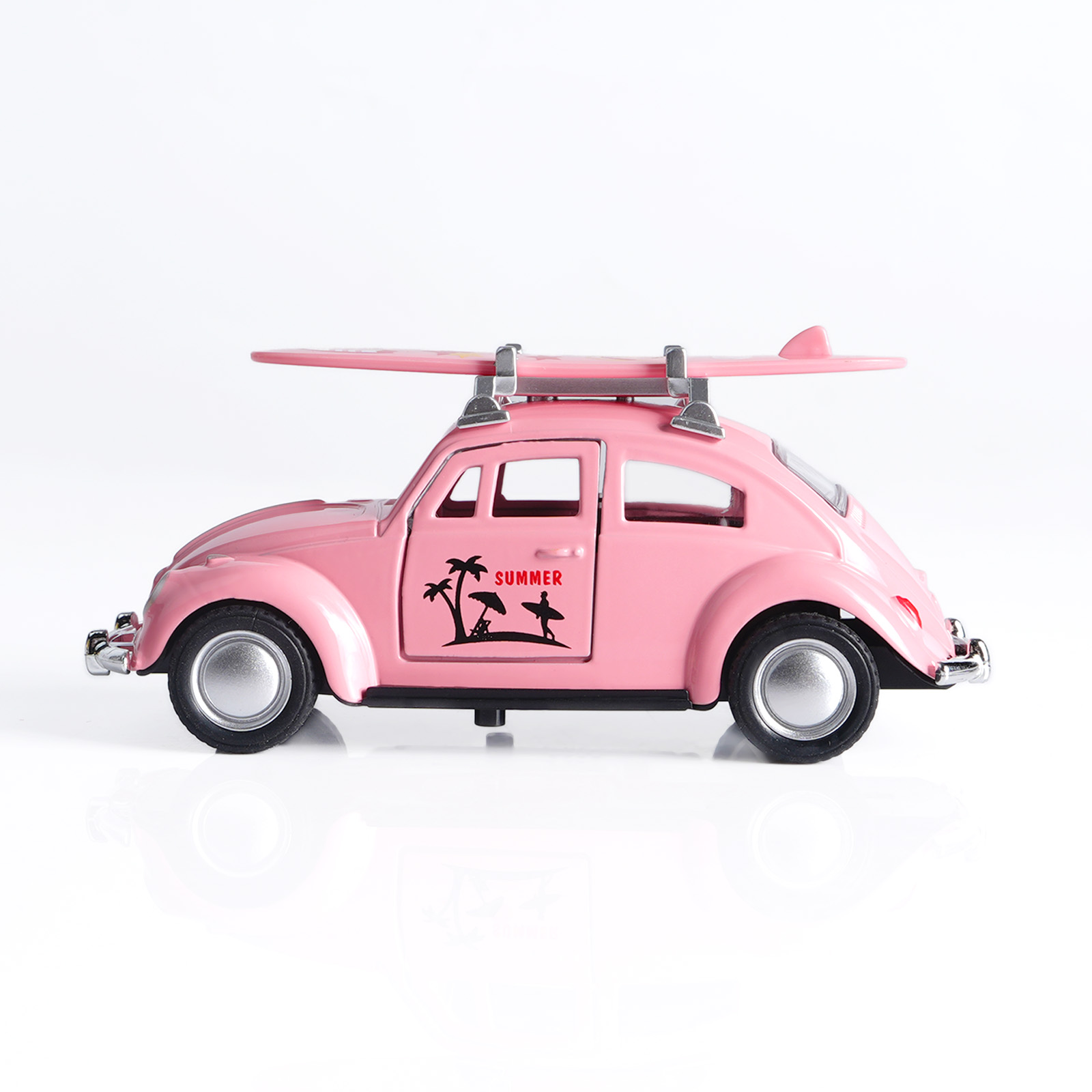 1:36 Pink Volkswagen Beetle Di - Model Kit Volkswagen 评论和价格