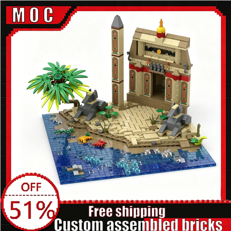 940PCS Lost Shrine of Anubis A - Model Kit Anubis 评论和价格