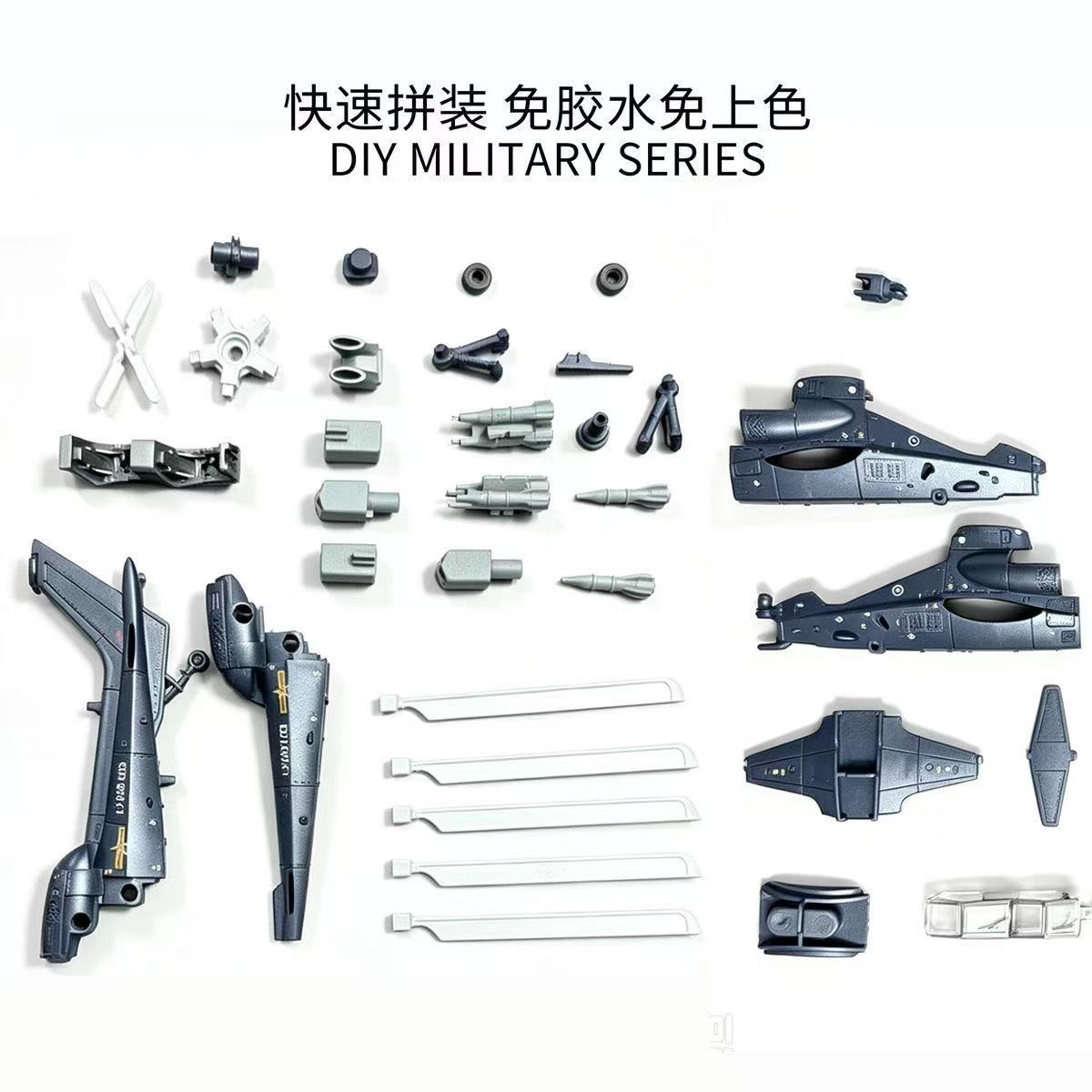 NEW 1:72 Scale Z-10 Quick Buil - Model Kit Helicopter 评论和价格