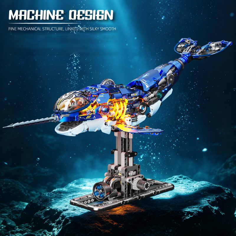 1288 PCS Mecha Narwhal Brick M - Model Kit Anubis 评论和价格