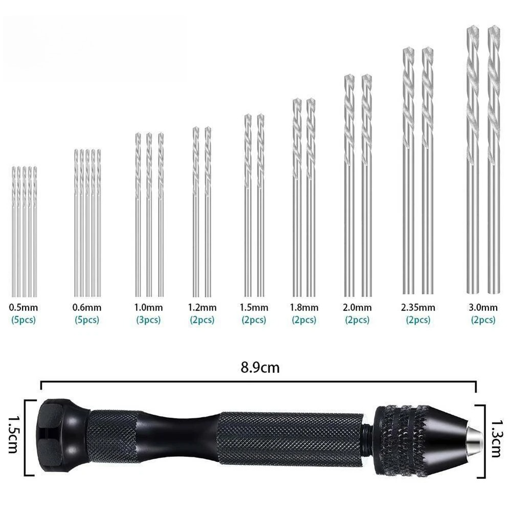 36Pcs Micro Drill Bit Set 0.3- - Pin Vice Micro 评论和价格