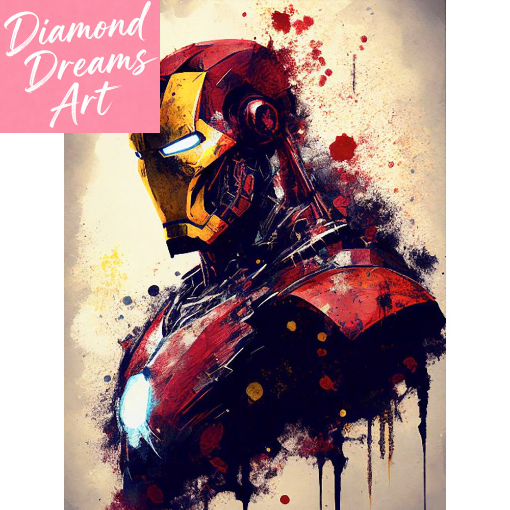 Marvel DIY Diamond Painting Se - Model Kit Iron Man 评论和价格