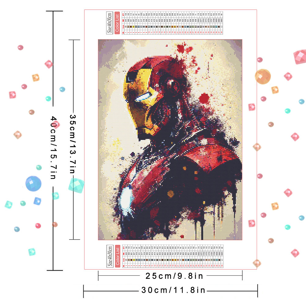 Marvel DIY Diamond Painting Se - Model Kit Iron Man 评论和价格