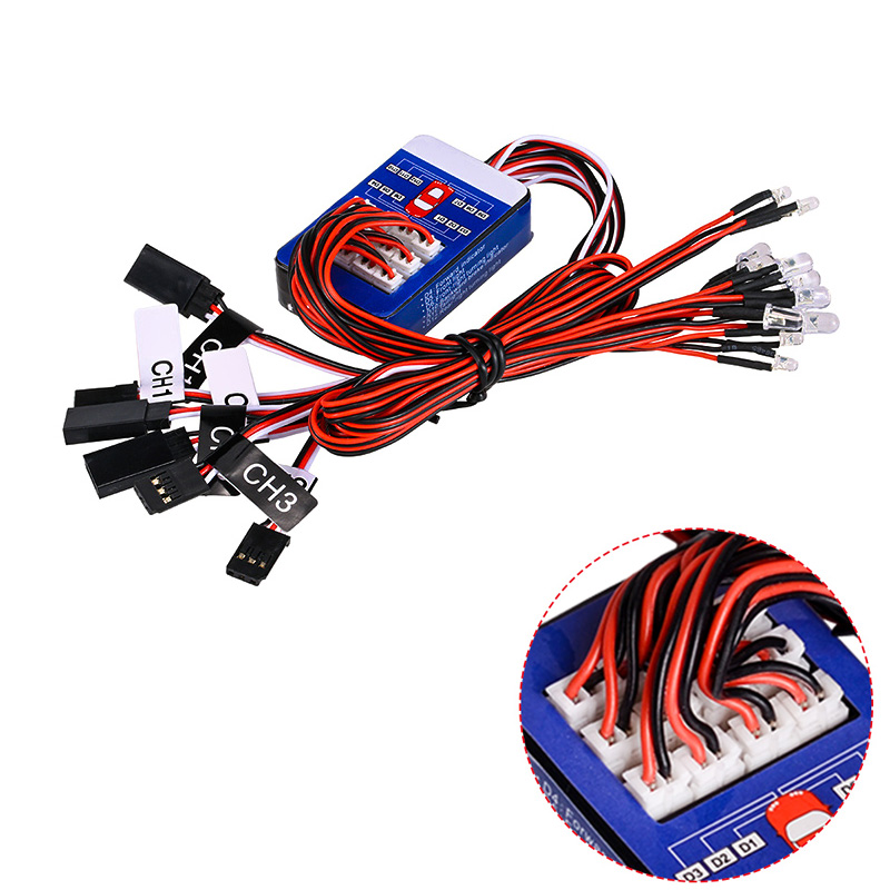 Rc 12 LED Lighting System Kit  - Model Kit Helicopter 评论和价格