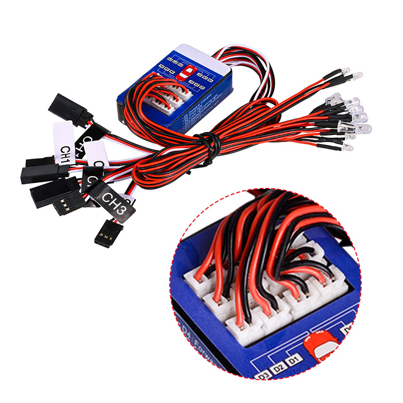 Rc 12 LED Lighting System Kit  - Model Kit Helicopter 评论和价格