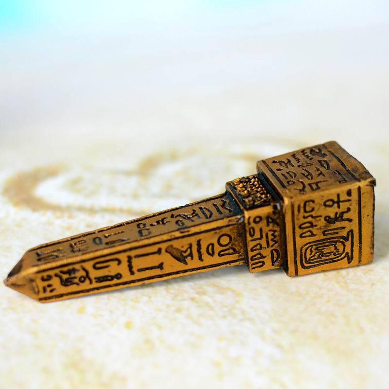Mini Obelisk Statue Decorative - Model Kit Obelisk 评论和价格