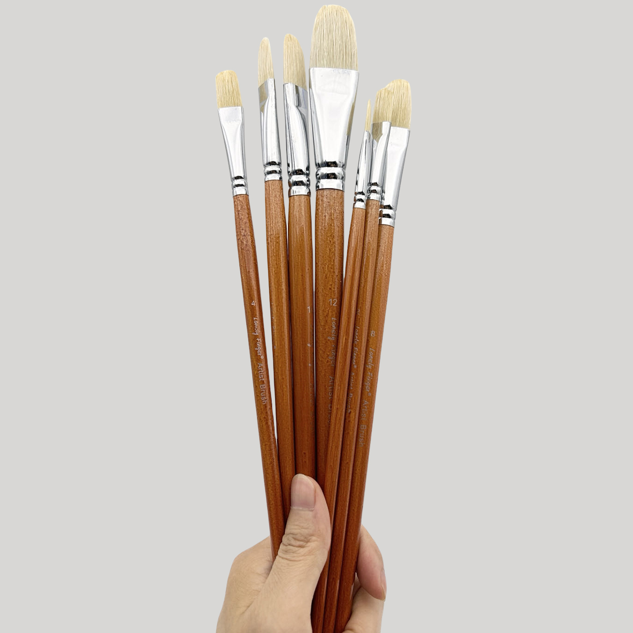 Professional Hog Bristle Filbe - Model Kit Acrylic Paint 评论和价格