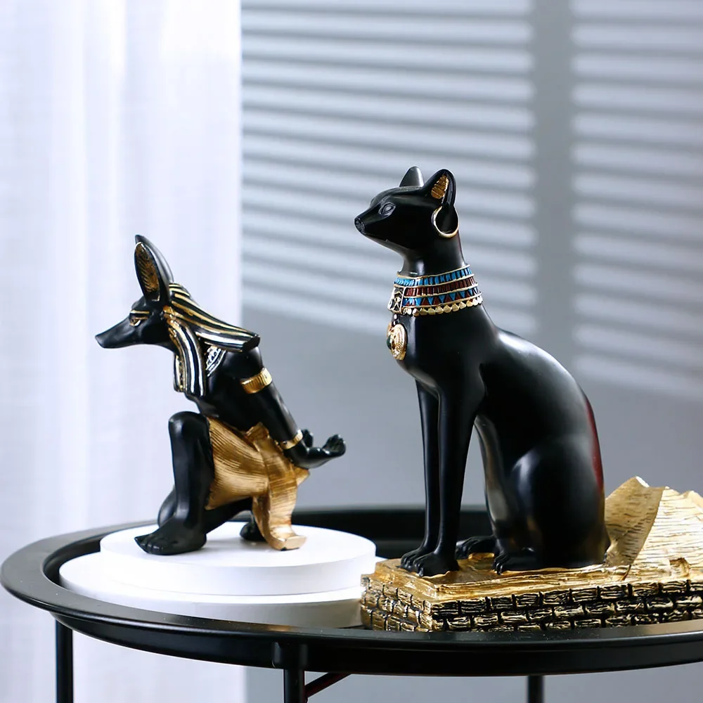 1pcs Resin Vintage Egyptian An - Model Kit Anubis 评论和价格