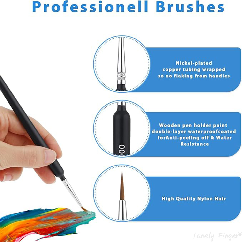 5/11Pcs Paint Brushes Set, Art - Model Kit Acrylic Paint 评论和价格