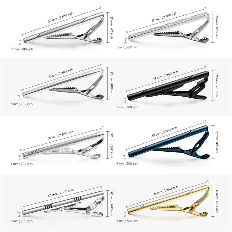 7/8/10 PCS Tie Clip Set With G - Model Kit Iron Man 评论和价格