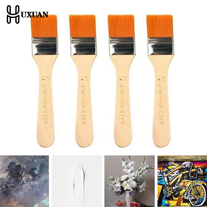 4Pcs/Set Hair Painting Brush A - Model Kit Acrylic Paint 评论和价格