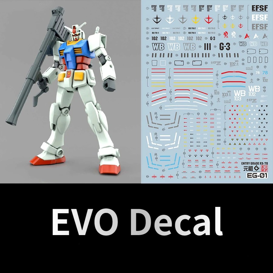 EVO EG-01 Fluorescent Water Sl - Model Kit Water Decal 评论和价格