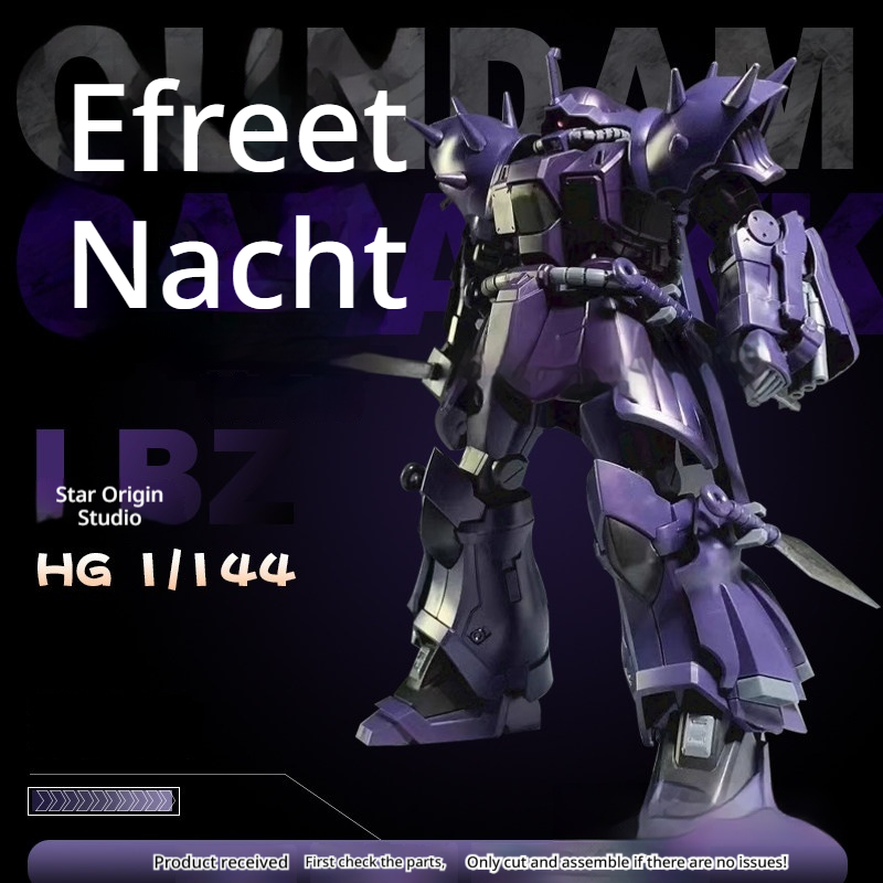 HG 1/144 Efreet Nacht Night Ba - Model Kit Water Decal 评论和价格