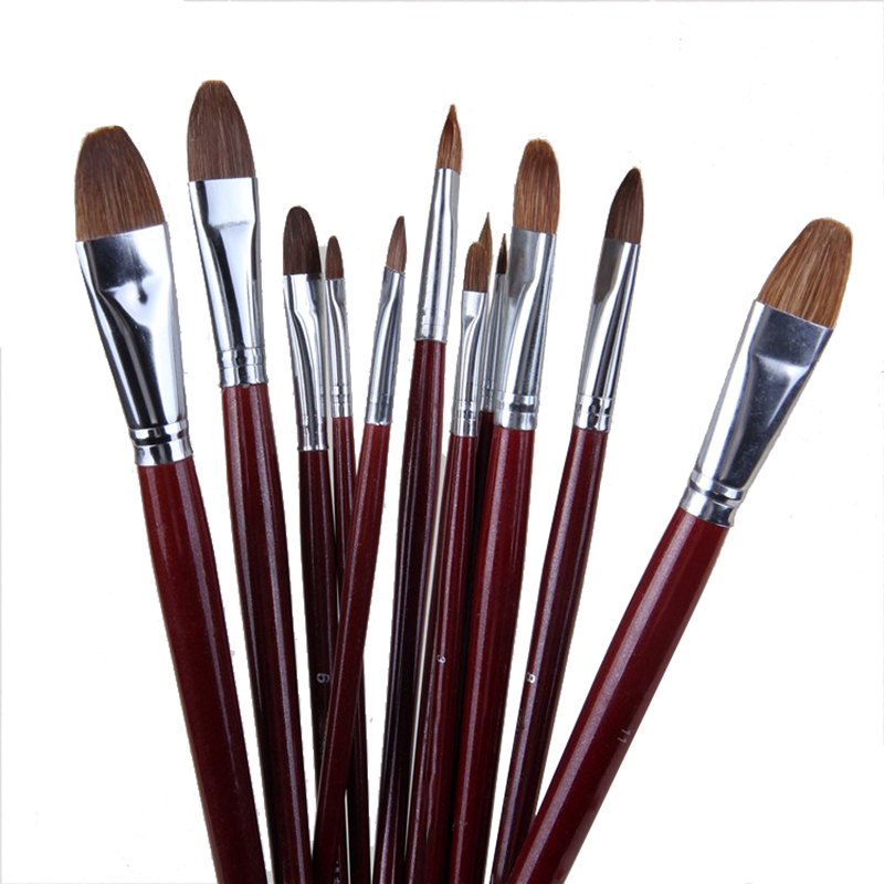 6pcs/Set High-grade Weasel Hai - Model Kit Acrylic Paint 评论和价格
